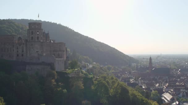 Castle Heidelberg Old City — Video Stock