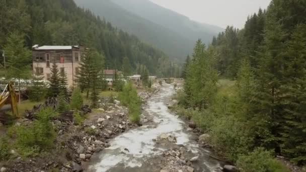 Ciudad Minera Histórica Los Kootenays — Vídeos de Stock