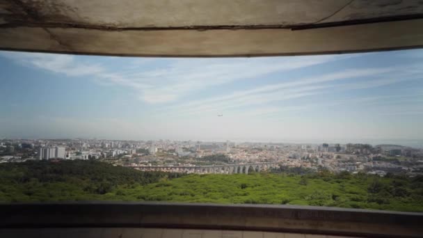 Lisbon View Panoramico Monsanto — ストック動画