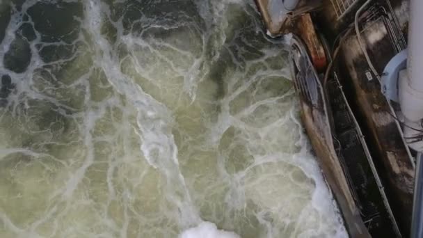 Vista Aérea Uma Barragem — Vídeo de Stock