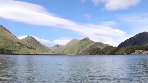 Did Motion Timelapse While Enjoying Nature Road Trip Queenstown — Vídeo de stock