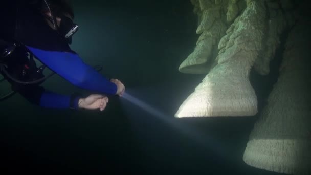 Diver Unique Bell Speleothems — Video