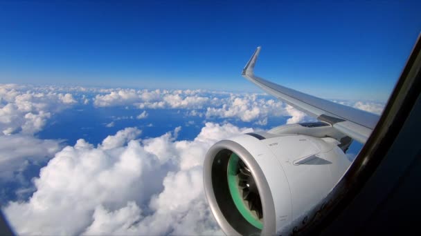 Footage Looking Out Window Boeing 777 — Videoclip de stoc