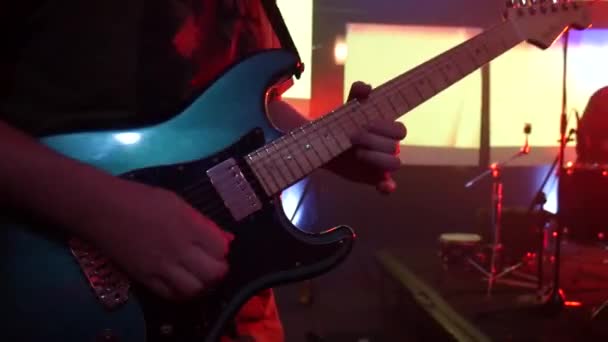 Guitar Solo Band — Stockvideo