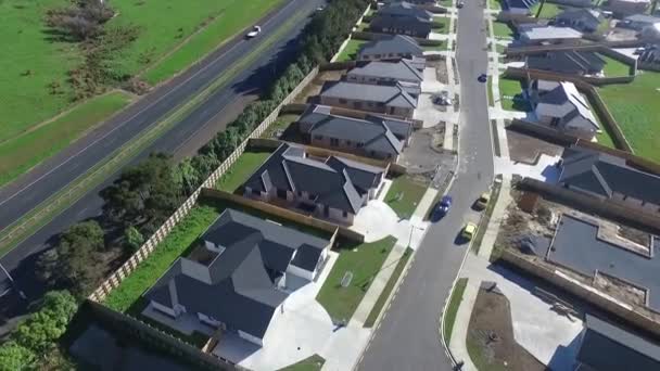 Drone Shots Residential Area Auckland — Wideo stockowe