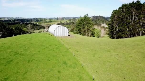 Drone Shots Farmland Field Open Area — Wideo stockowe