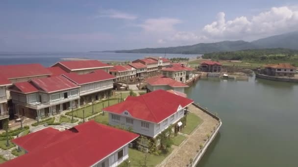 Aerial Footage Old Houses Las Casas Filipinas Acuzar — Stock videók