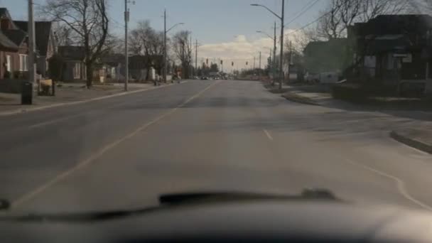 Hafif Trafik Sırasında Sürüş — Stok video
