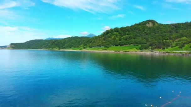 Shiretoko Nun Güzel Kıyıları — Stok video