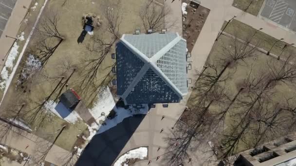 Widok Lotu Ptaka Wieżę Westminster Colorado — Wideo stockowe