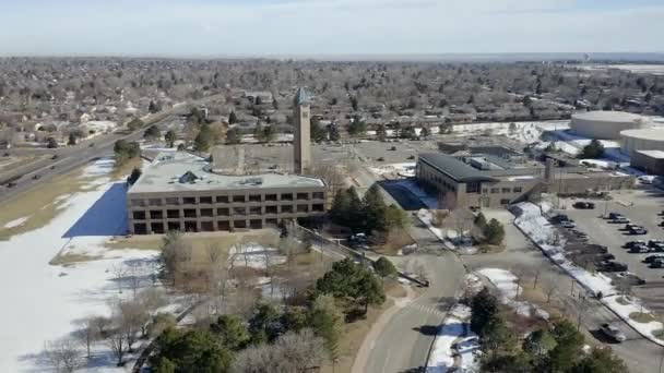 Aerial 360 Nella Città Westminster Colorado — Video Stock