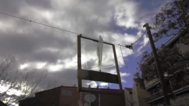 Esta Una Plaza Spazio Gestito Dalla Comunità Lavapis Madrid — Video Stock