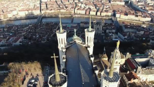 Blick Von Oben Auf Den Palast — Stockvideo