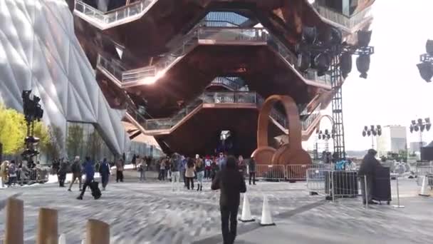 Arte Pubblica Della Nave New York — Video Stock