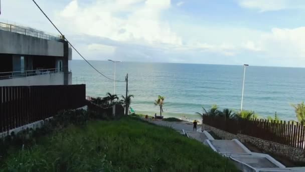 Bellezza Della Spiaggia Sul Brasile — Video Stock
