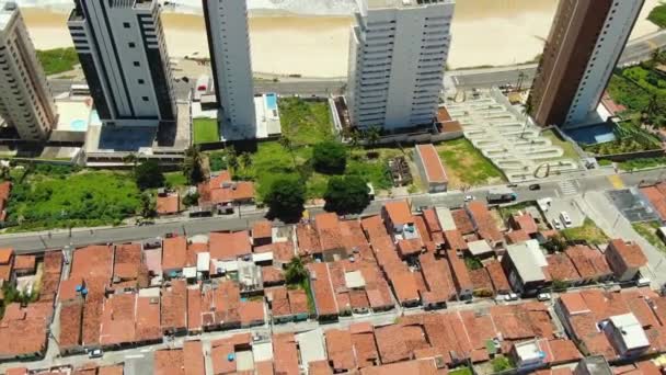 Frente Praia Brasil — Vídeo de Stock