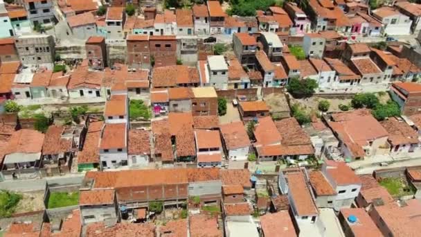 Повітряний Знімок Житлових Будинків Бразилії — стокове відео