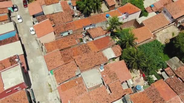 Аэросъемка Домов Бразилии — стоковое видео