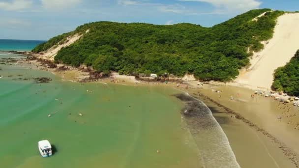Beleza Praia Brasil — Vídeo de Stock