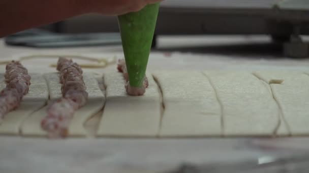 Хлібобулочний Магазин Або Пекарня Заклад Який Виробляє Продає Їжу Основі — стокове відео
