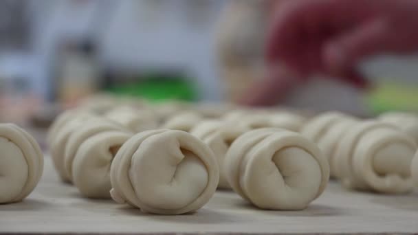 Una Panadería También Establecimiento Que Produce Vende Alimentos Base Harina — Vídeos de Stock