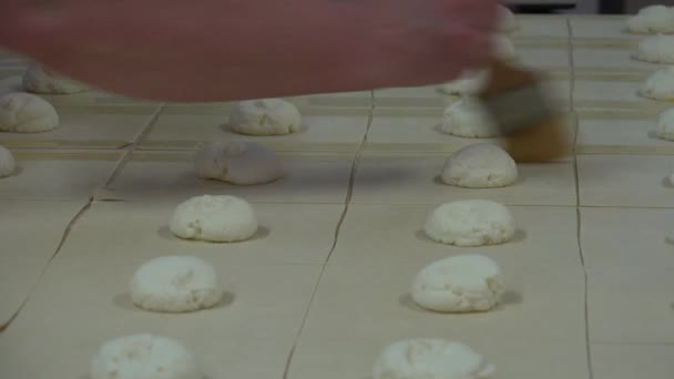 Una Panadería También Establecimiento Que Produce Vende Alimentos Base Harina — Vídeos de Stock