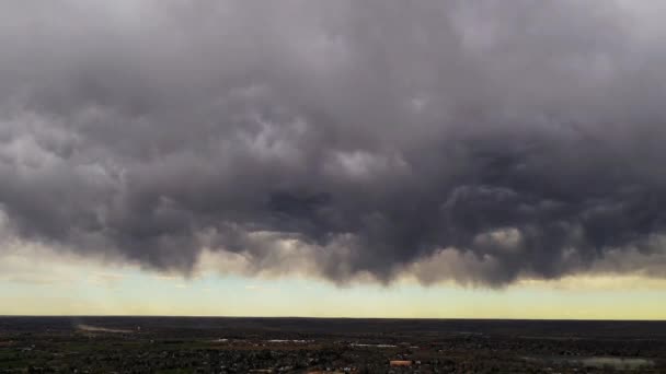 Tijd Verstrijken Van Wolken Storm — Stockvideo