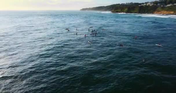 Surfkurs Für Die Anfänger — Stockvideo