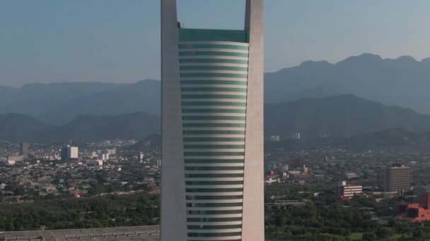 Edificio Pabellon Ciudadano Monterrey Messico — Video Stock