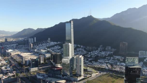 Skycraper Koi Monterrey Meksyk — Wideo stockowe