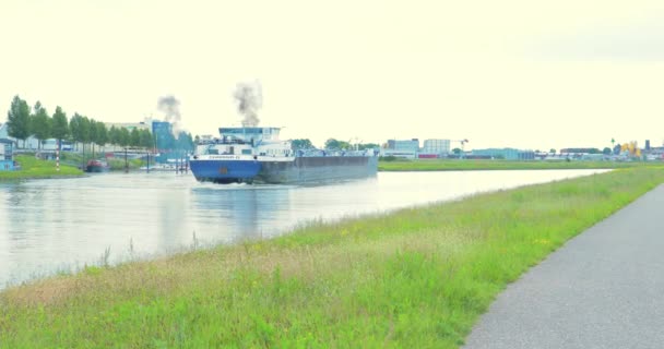 Barco Está Saindo Arnhem — Vídeo de Stock
