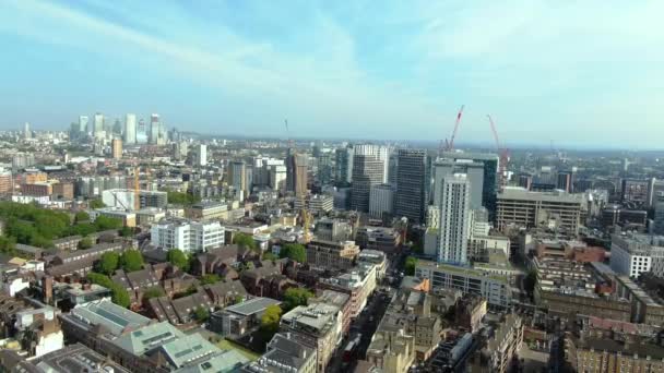 Drone Shot Awesome City London — Stockvideo