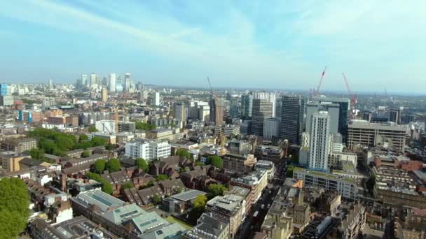 Ovanifrån Vackra Staden London — Stockvideo