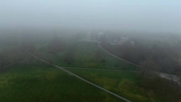 Drone Shot Beautiful Buildings London — стокове відео