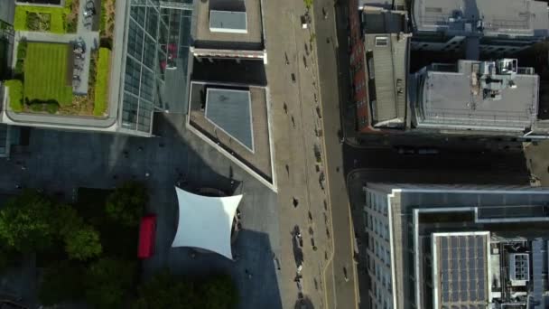 Top View Buildings City London — 비디오