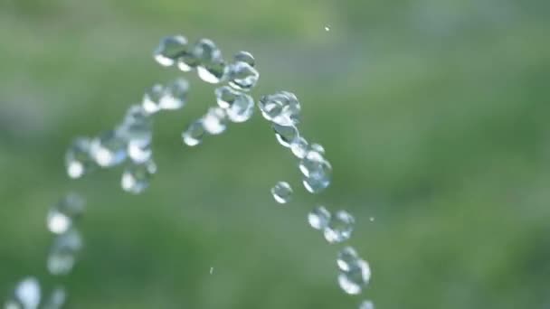 Pure Water Droplets Passing Camera Slowmotion Green Background 180Fps — 비디오