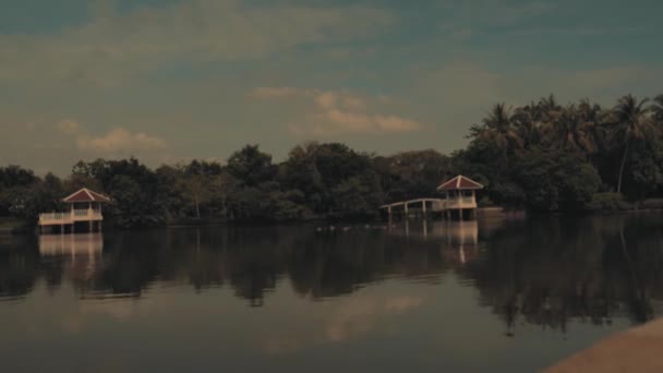 Looking Birdhouse Bang Kachao Bang Kachao Artificial Island Formed Bend — Video Stock