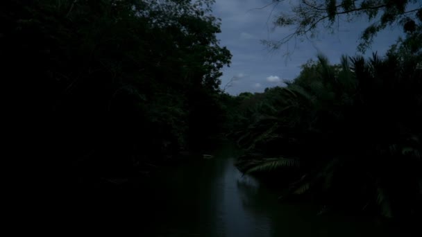 Looking Lake Bang Kachao Bang Kachao Artificial Island Formed Bend — Vídeos de Stock