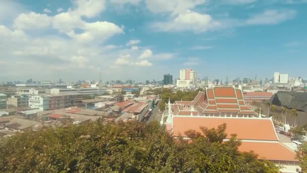 Looking Buildings City Bangkok — Wideo stockowe