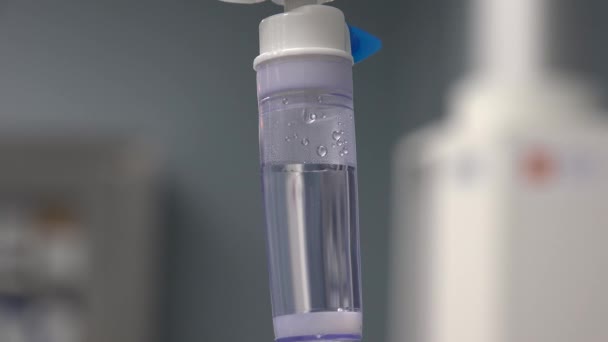 Intravenous Therapy Therapy Delivers Fluids Directly Vein — Stok video