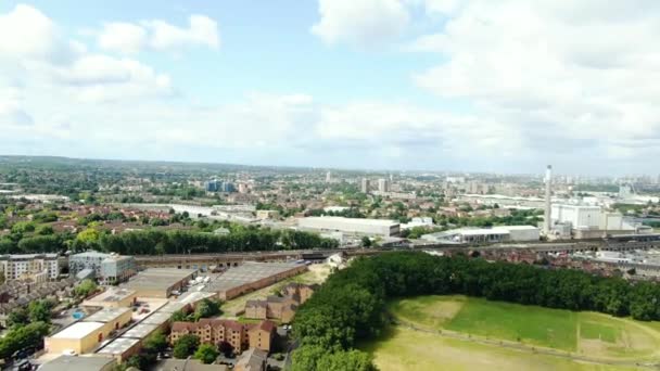 Luftaufnahme Von Gebäuden London — Stockvideo
