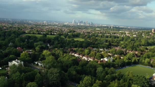 Vista Superior Famous School Londres — Vídeo de stock