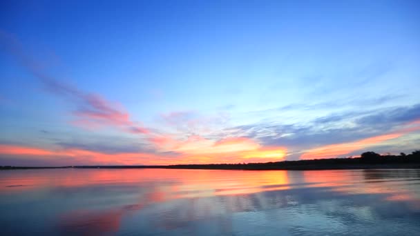 Chobe River View Small Dedicated Photography Boat Covering Kasane Serondela — Stok Video