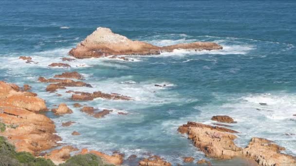 Frumoasă Vară Vedere Capetele Knysna Dintr Punct Vedere Oceanului Indian — Videoclip de stoc