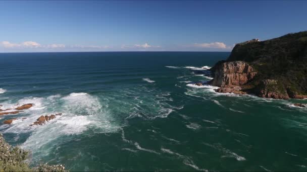 Чудовий Літній День Видом Індійський Океан Коні Ґлен Естуарій — стокове відео