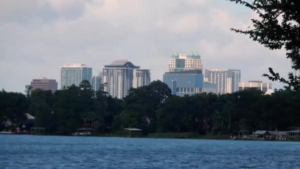 Clouds Passing City Orlando Florida — Stockvideo