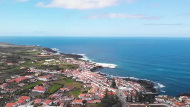Aerial View Graciosa Island Azores — Αρχείο Βίντεο