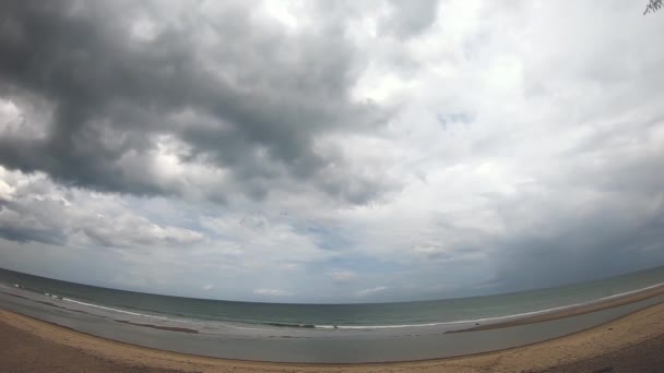 Beach Looking Sea Time Lapse — Stockvideo