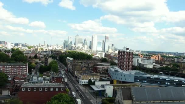 Drone Della City Londra — Video Stock