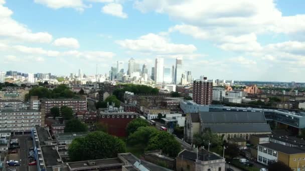 Top View Beautiful City London — Stock Video